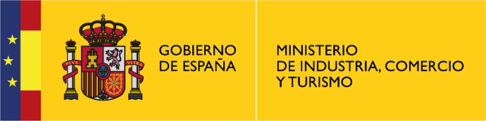 Logotipo Gobierno de España Ministerio de Industri Comercio Turismo