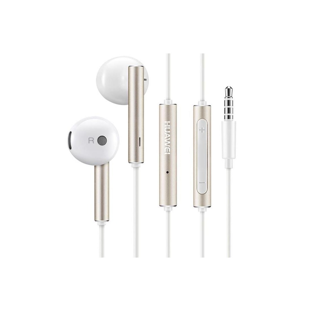 HUAWEI AM116 AURICULAR C/MICRÓFONO 3.5mm WHITE/GOLD