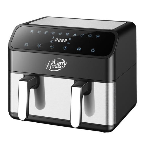 FREIDORA DE AIRE CALIENTE DOBLE LARRYHOUSE 8.4L 2.000W