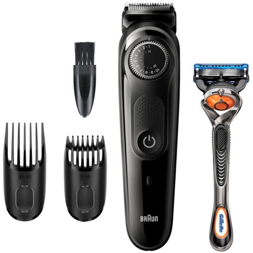 [4070200475] Braun BT5242 Recortadora de Barba Recargable con 39 Tamaños de corte