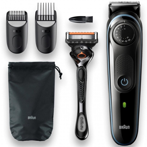 [4070200476] Braun BT5341 Recortadora de Barba Recargable con 39 tamaños de corte