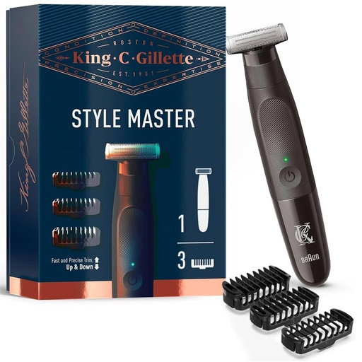 [4070200453] Braun King C. Gillete Style Master Recortadora de barba con 3 accesorios