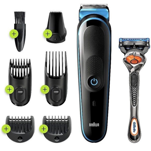 [4070200396] BRAUN MGK5255 Recortadora KIT 7 Accesorios