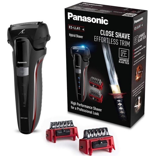 [4070200412] Panasonic ES-LL41-K503 Afeitadora Hibrida con Accesorios de corte