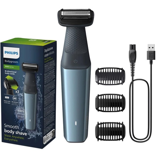 [4070300106] Philips BG3027/05 BodyGroom Recortador corporal Recargable