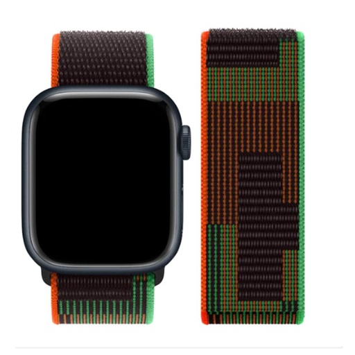 [4000300465] Hoco iWatch WA02 Original Series Loop Type Nylon Strap (38/40/41mm) Black Unity