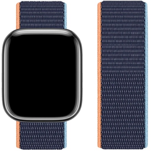 [4000300459] Hoco iWatch WA02 Original Series Loop Type Nylon Strap (38/40/41mm) Dark Navy