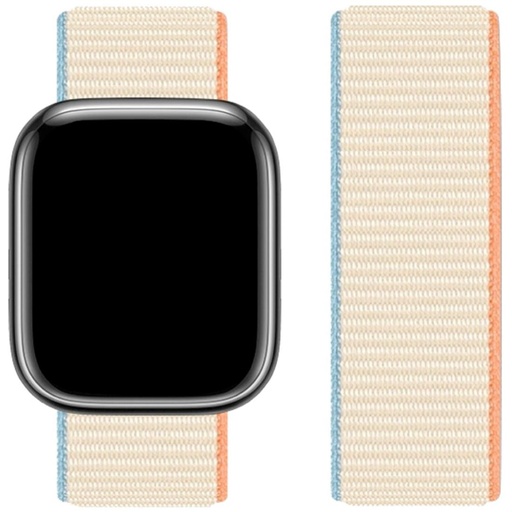 [4000300447] Hoco iWatch WA02 Original Series Loop Type Nylon Strap (38/40/41mm) Milky White