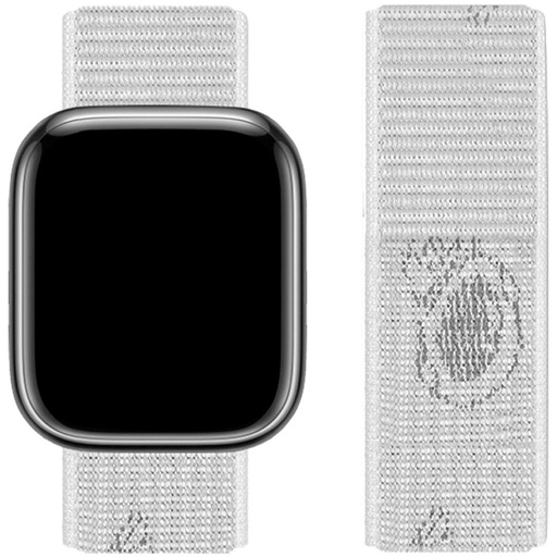 [4000300454] Hoco iWatch WA02 Original Series Loop Type Nylon Strap (38/40/41mm) Space White