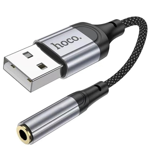 [4040300951] Hoco LS36 Convertidor USB Type-A a Audio de 3.5 TRRS